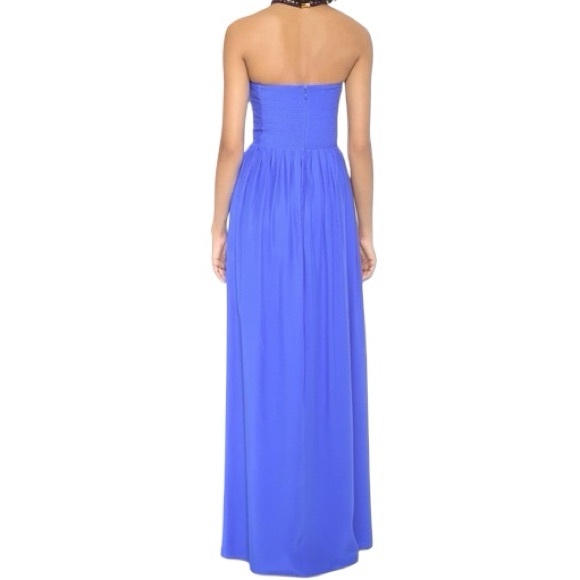 Parker Bayou Silk Strapless Maxi Dress - Picture 2 of 7